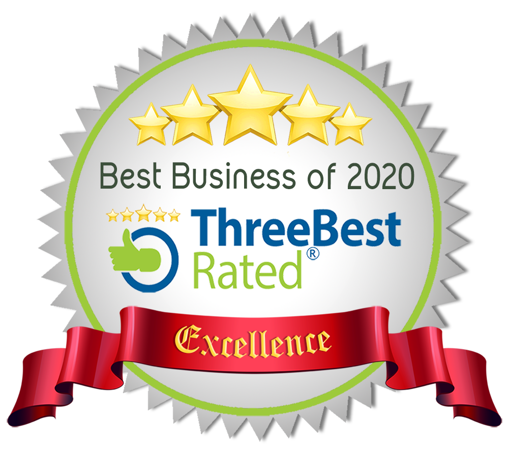 Best Business of 2020 - Three Best Rated Award of Excellence