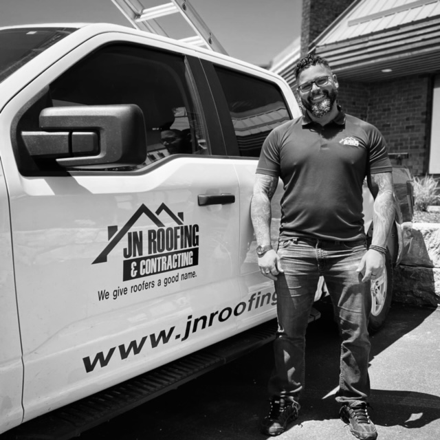 JN Roofing and Contracting truck
